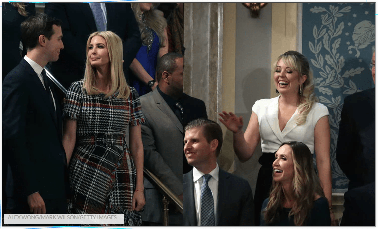 Ivanka & Tiffany Trump’s Body Language At The State Of The Union Shows They Had Very Different Nights