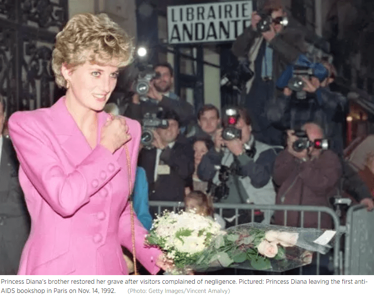 Princess Diana’s Brother Earl Spencer Restores Her Grave After Visitors’ Negligence Complaint